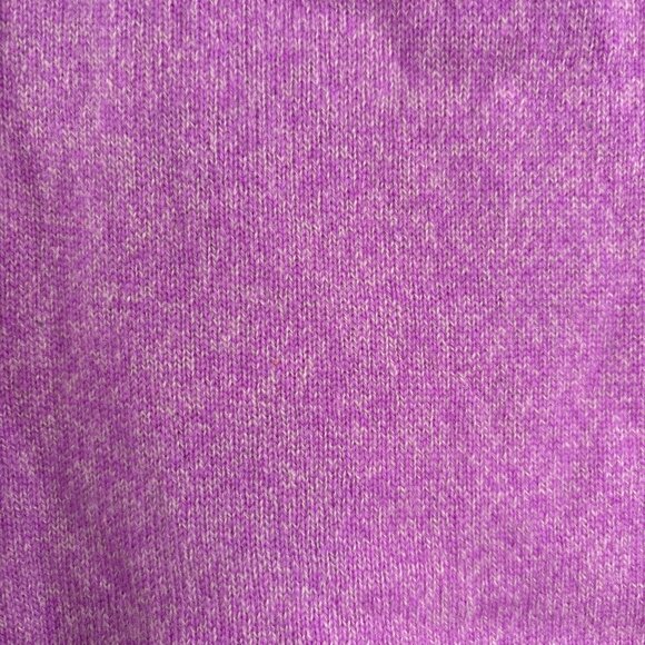 J. Crew 100% Cashmere Marled Fold Over Turtleneck Sweater Size Small Purple NWT - Picture 6 of 12